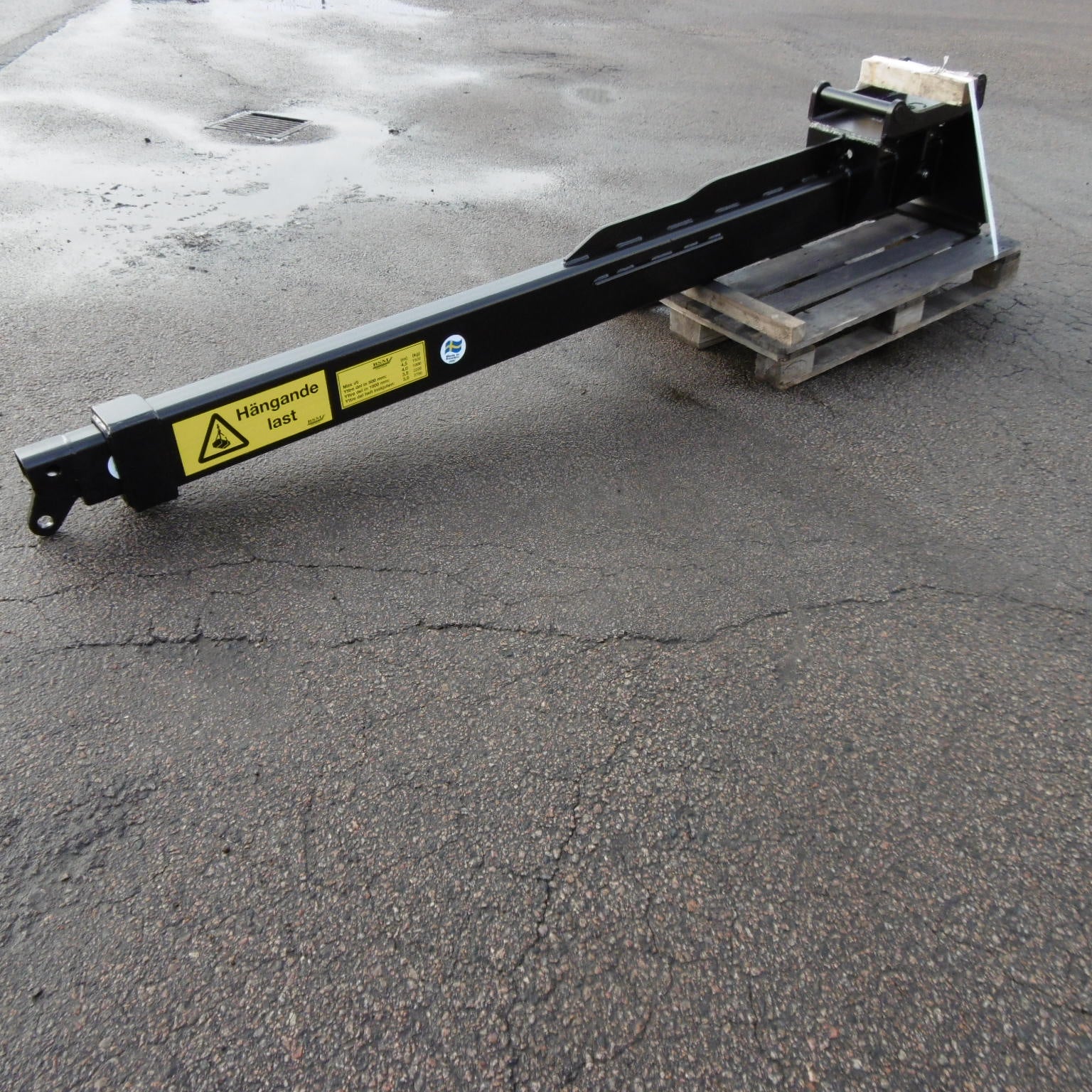 hydraulisk kranarm rail