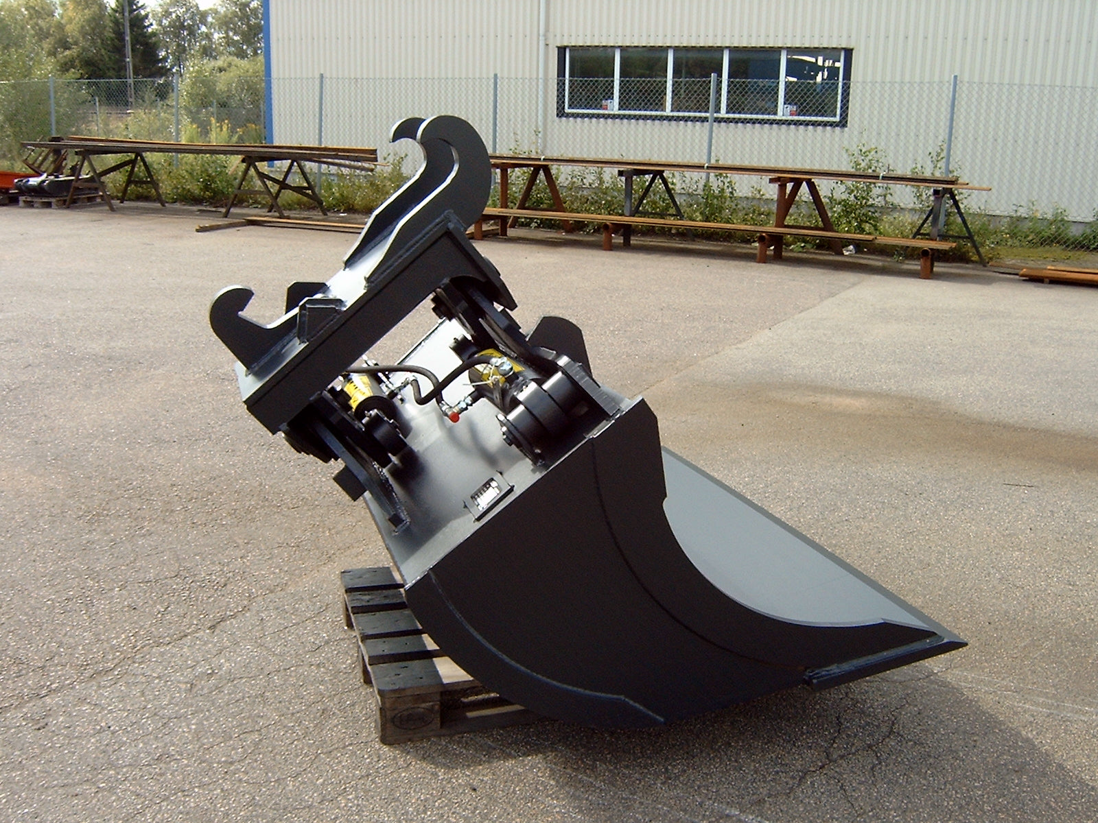 Hydraulisk planeringsskopa 6